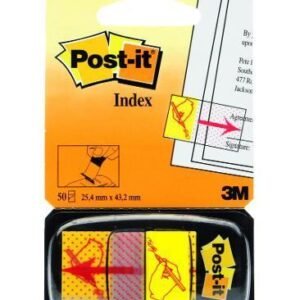 POST IT 680-32-puščica, podpis roka