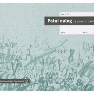OBR.E.7K POTNI NALOG ZA PREVOZ OSEB MK