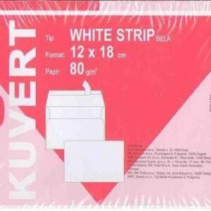 KUVERTA B6 BELA PIGNA 120MMX180MM 80g