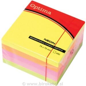 KOCKA OPTIMA 75X75 TIX 450 LIST NEON