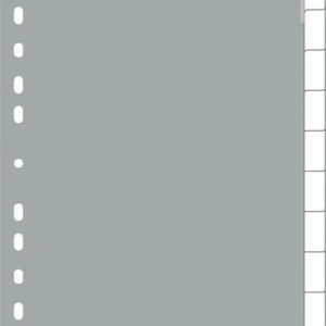 Ločilni listi A4 1/10, brez oznak (6441)