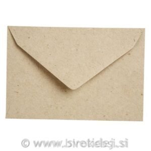 Reciklirana kuverta,C7 7,8x11,5cm,set 50