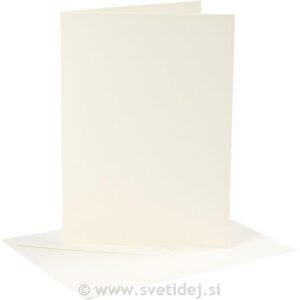 Kuverta&vizitka 13,3x15,5 cm, set 4
