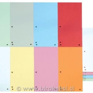 Ločilni listi ozki 235x105mm, sortirani