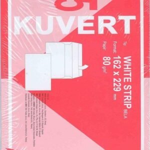 KUVERTA C5 BDSI MASTER 162X229 80G 1/25
