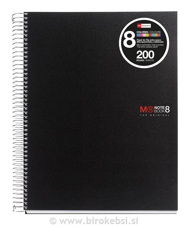 Zvezek A4, črtast, 200-listni, 70g,