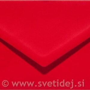 Kuverta podolgovata 105 g, rdeča