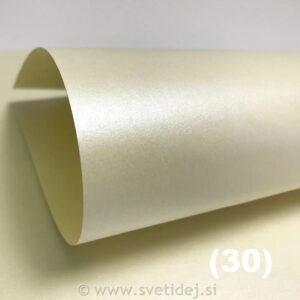 Kuverta podolgovata 120 g, cream gold