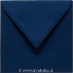 Kuverta 16x16 cm, 105 g, temno modra