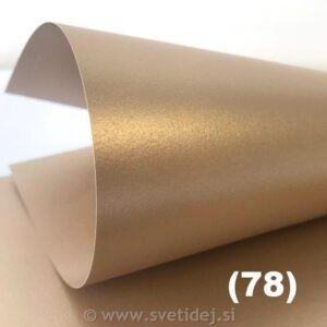 Kuverta 16x16 cm, 120 g, rose gold
