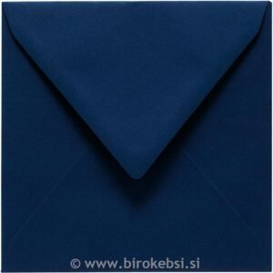 Kuverta 14x14 cm, 105 g, temno modra