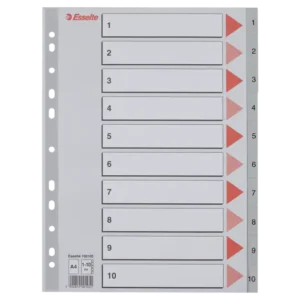 REGISTER A4 1-10 PP ESSELTE